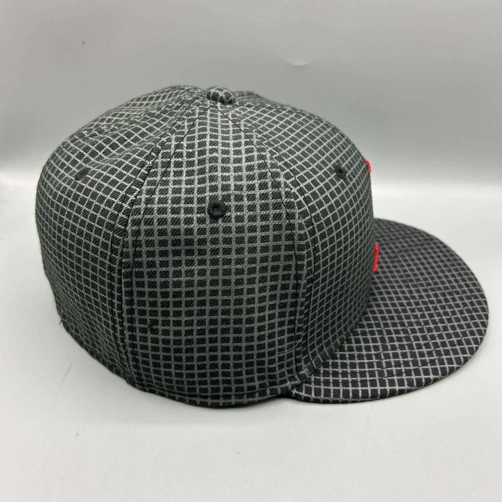 Air Jordan Flight Hat Men 7 Black Embroidered Jumpman Fitted Cap